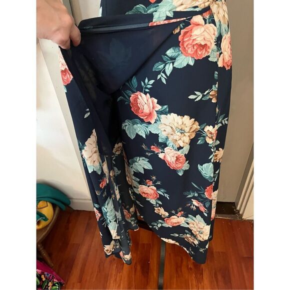 Bobeau Floral Wrap Maxi Skirts size Small - Picture 3 of 12